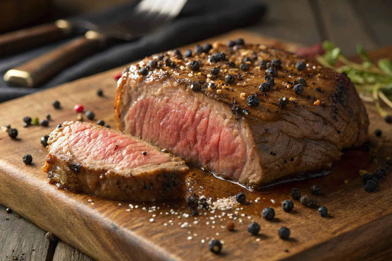 black pepper angus steak​