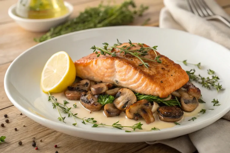 salmon mushroom recipe​