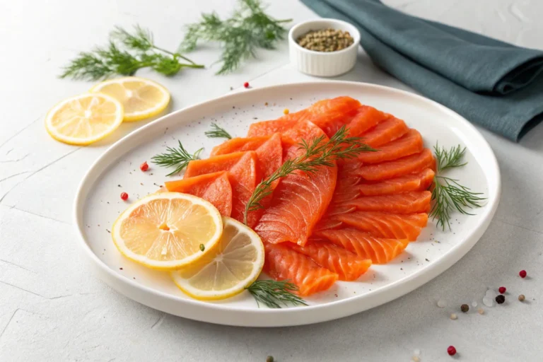 Smoked Salmon Sashimi