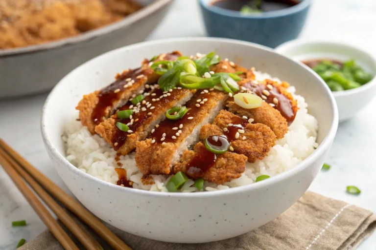 chicken katsu bowl