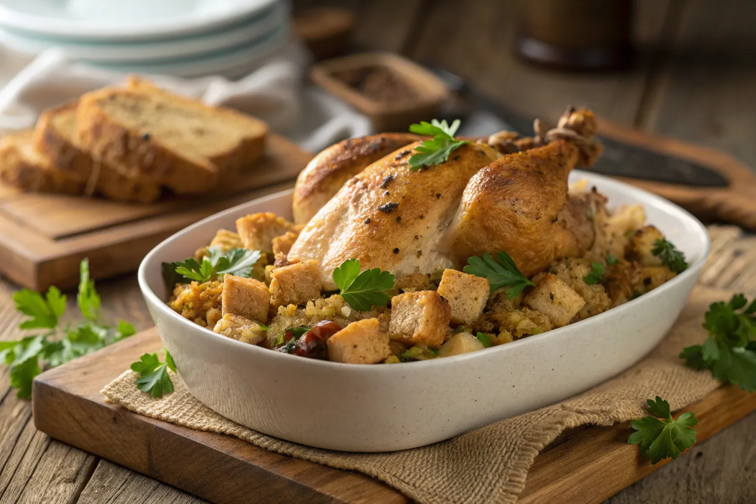 Chicken and Dressing Recipe