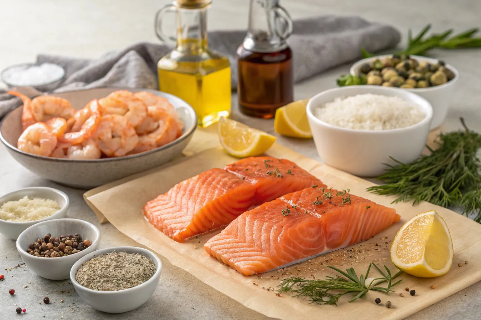 salmon and shrimp recipes​